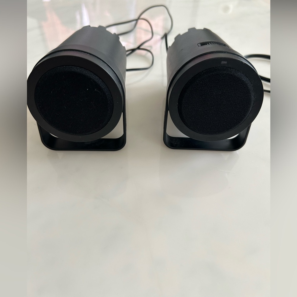 Black Portable Audio Speakers